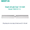 Quạt cắt gió Nedfon FM3018-Y-A Quạt cắt gió Nedfon FM3018-y-a loại 1.8 mét, giá tốt, Hà Nội, HCM, Đà Nẵng
